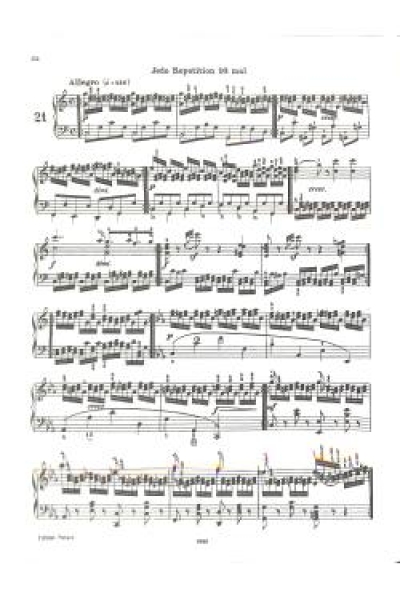 Schule des Virtuosen op 365 Klavier Czerny