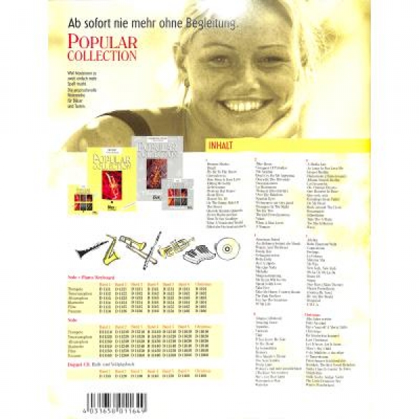 DUX Popular Collection 6 Klarinette+Klavier