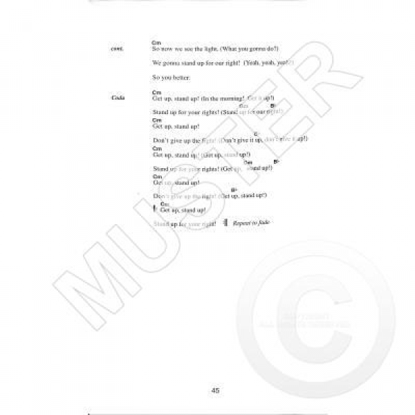 The little black songbook Bob Marley