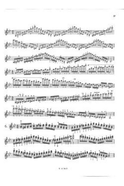Das Skalensystem Violine, Flesch