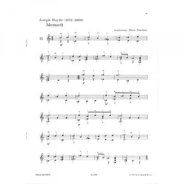Meine ersten Gitarrenstücke: Meister der Klassik