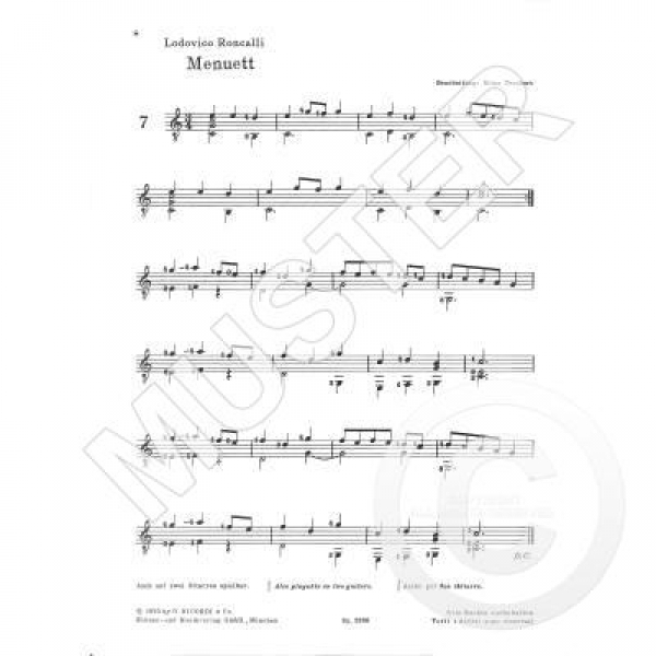 Meine ersten Gitarrenstücke: Meister des Barock