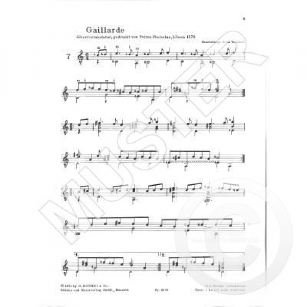 Meine ersten Gitarrenstücke: Meister der Renaissance