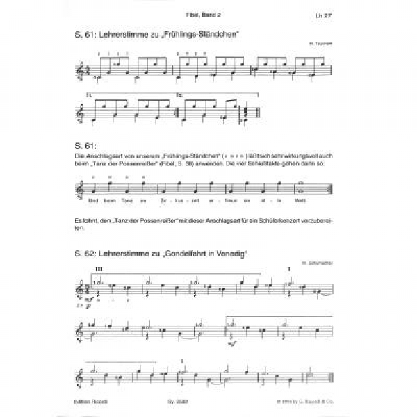 Meine Gitarrenfibel - Lehrerheft
