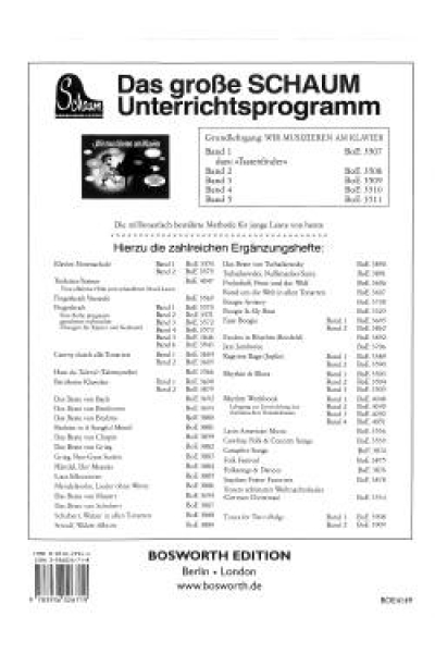 Klavierschule für Erwachsene 1 Schaum