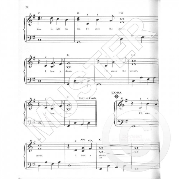 Mamma Mia! Big Note Piano