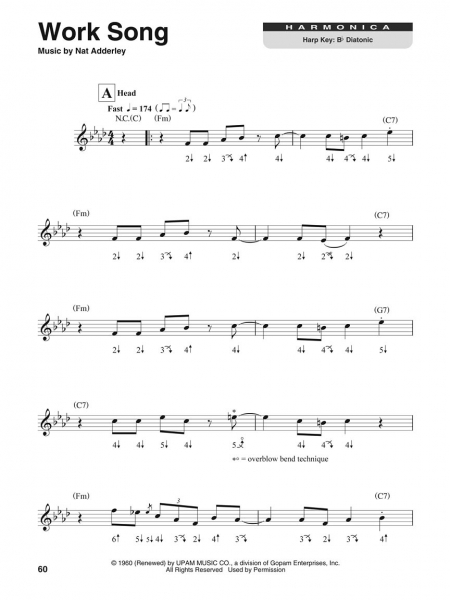 Jazz Classics Harmonica Play-Along Volume 15