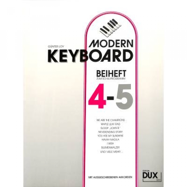 DUX Modern Keyboard, Beiheft 4-5