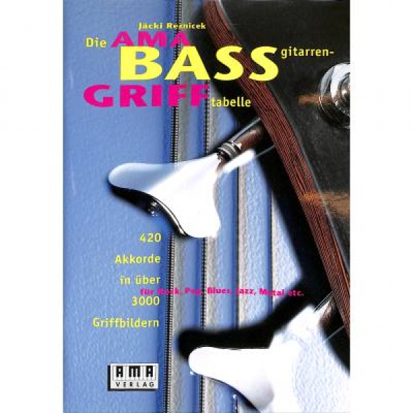 Die AMA Bassgitarren-Grifftabelle