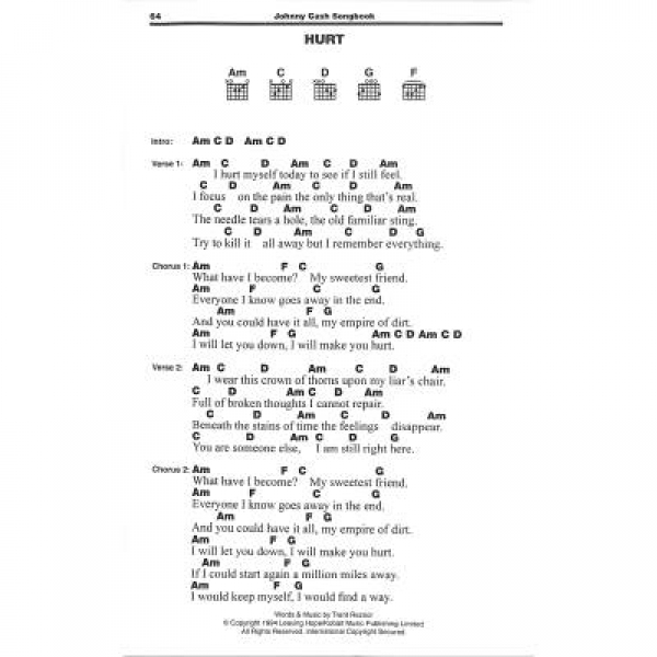 The little black songbook Johnny Cash