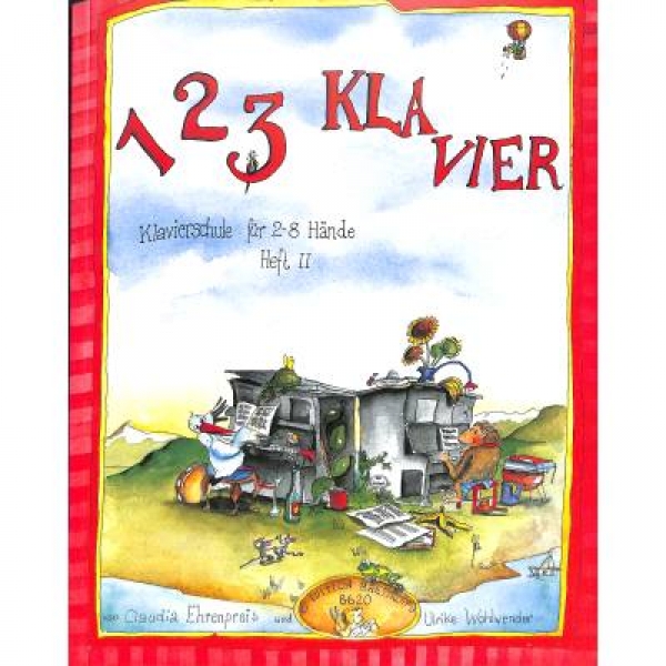 1 2 3 KLAVIER Band 2+CD