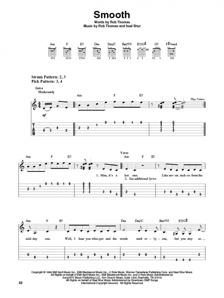 The Very Best of Santana Easy Guitar