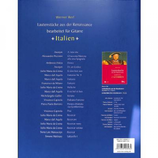 DUX Lautenstücke aus der Renaissance: Italien