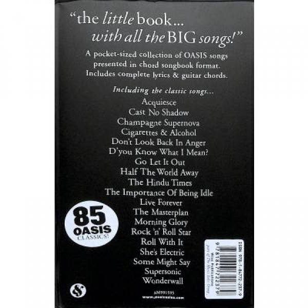 The little black songbook Oasis