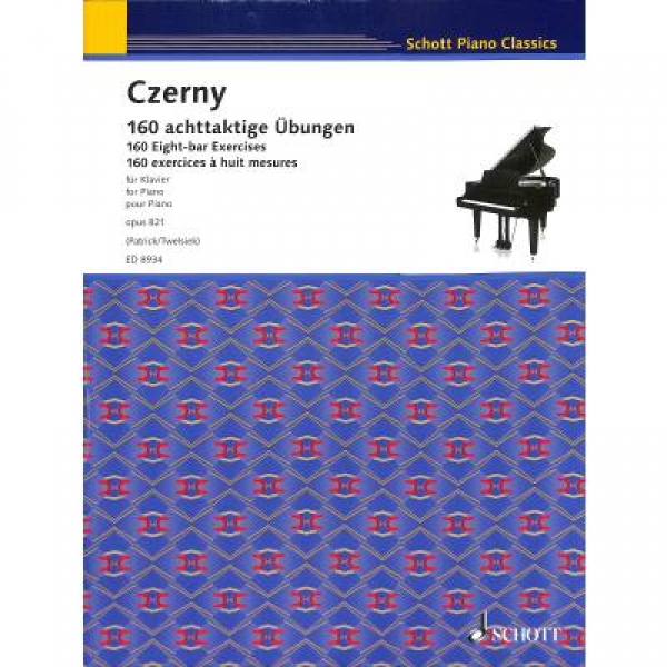 160 kurze Übungen op 821 Klavier Czerny