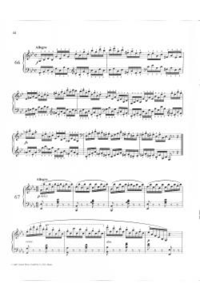 160 kurze Übungen op 821 Klavier Czerny