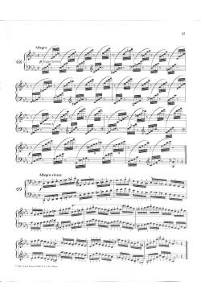 160 kurze Übungen op 821 Klavier Czerny