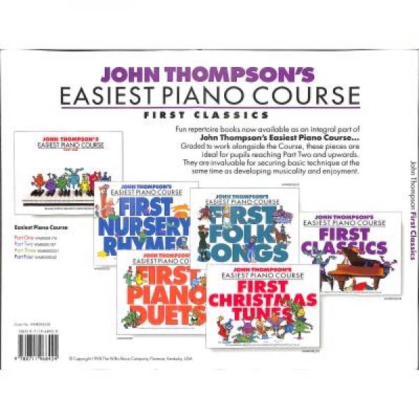 First classics - easiest piano course