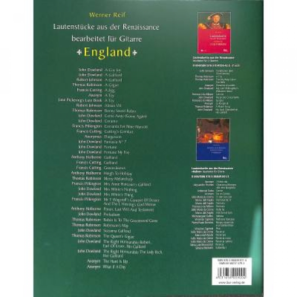 DUX Lautenstücke aus der Renaissance: England
