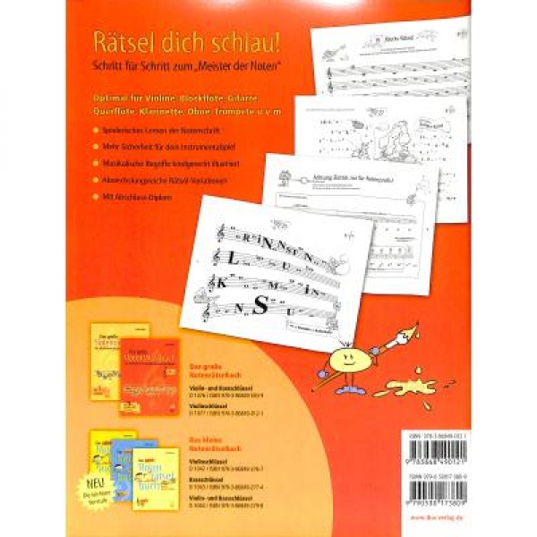 DUX Das große Notenrätselbuch Violinschlüssel