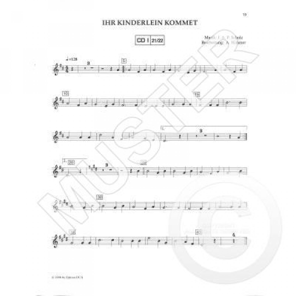 DUX Popular Collection Christmas Trompete