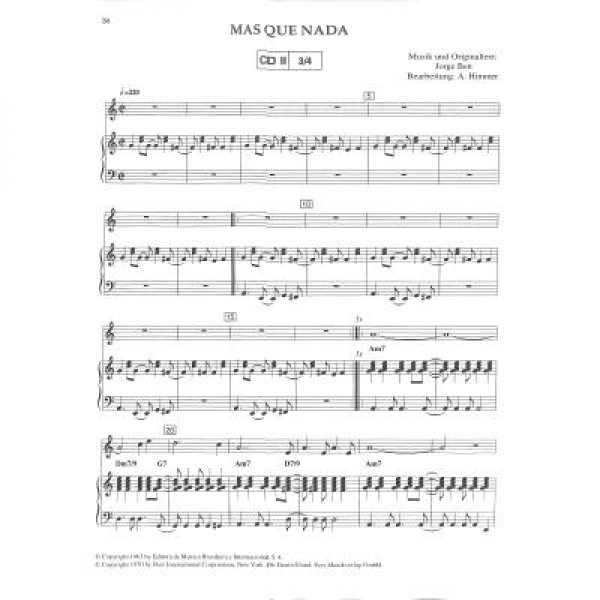 DUX Popular Collection 4 Querflöte+Klavier