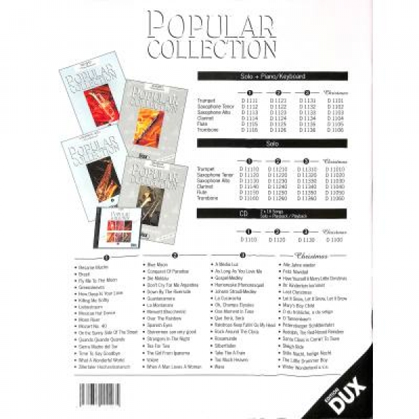 DUX Popular Collection 4 Posaune+Klavier