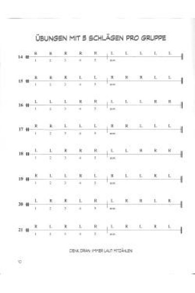 Schule für Snare Drum 1