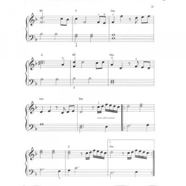 Pirates of the Caribbean Big Note Piano