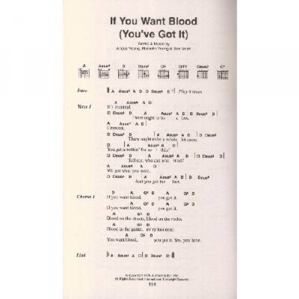 The little black songbook AC/DC