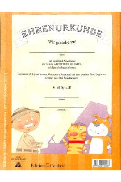 Abenteuer Klavier 1 - Erlebnisse