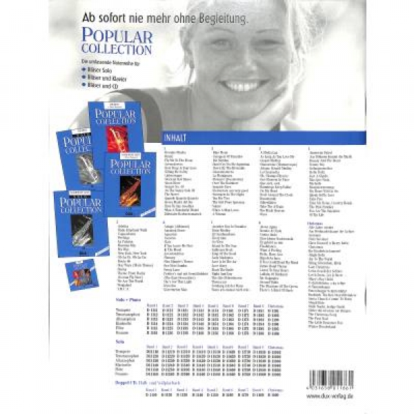 DUX Popular Collection 8 Posaune+Klavier