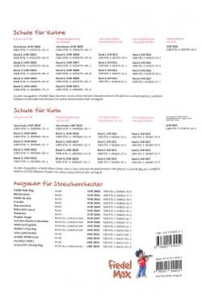 Fiedel Max - Vorschule Violine