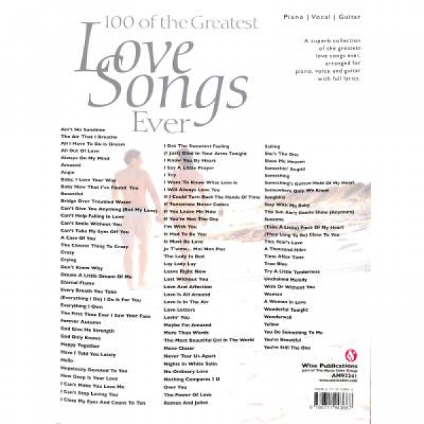 100 of the Greatest Love Songs Ever