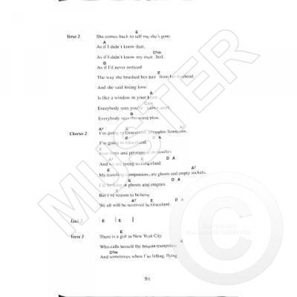 The little black songbook Paul Simon