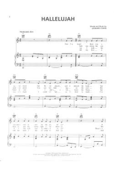 Hallelujah Leonard Cohen