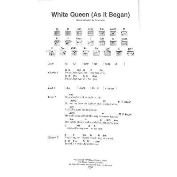 The little black songbook Queen
