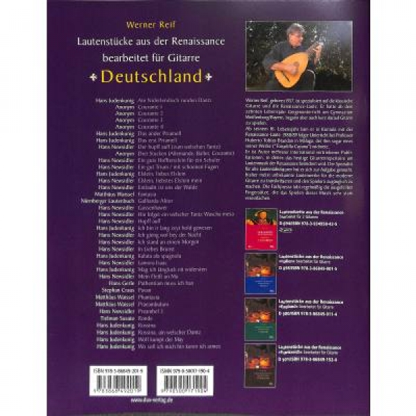 DUX Lautenstücke aus der Renaissance: Deutschland