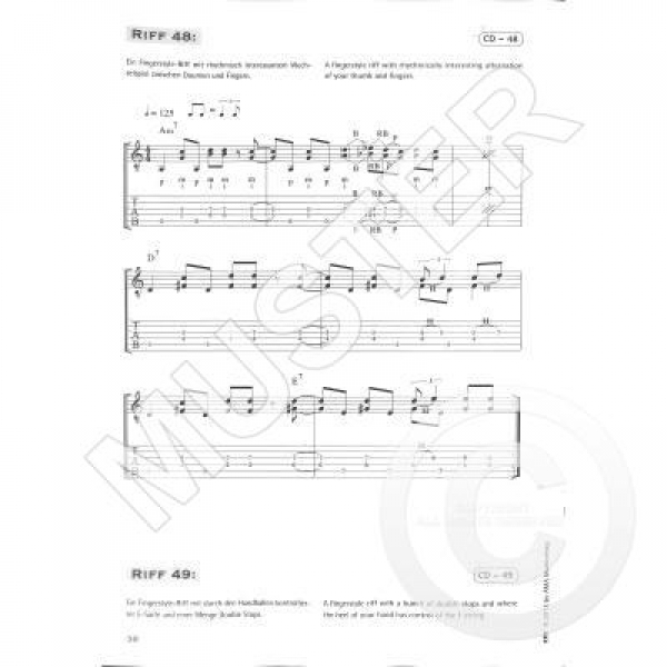 AMA 99 Rock-Riffs for Guitar
