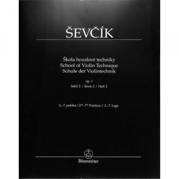 Schule der Violintechnik op 1/2 Sevcik