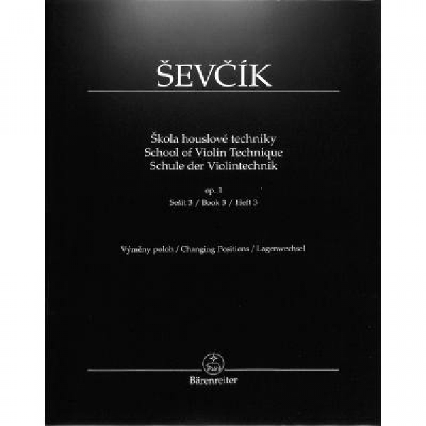 Schule der Violintechnik op 1/3 Sevcik