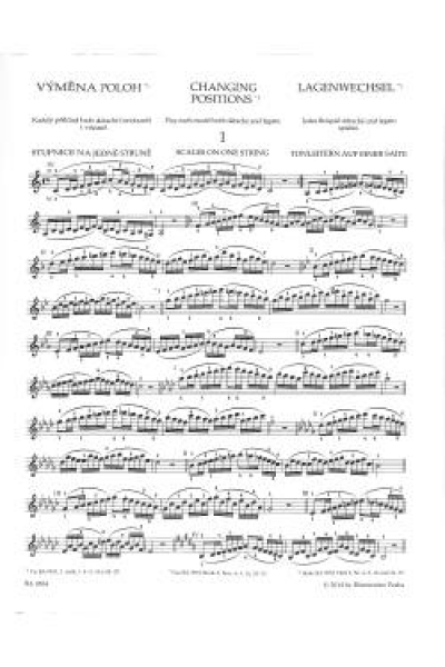 Schule der Violintechnik op 1/3 Sevcik