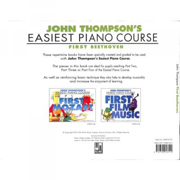 Easiest piano course - first Beethoven