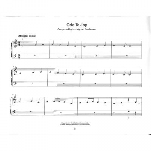 Easiest piano course - first Beethoven