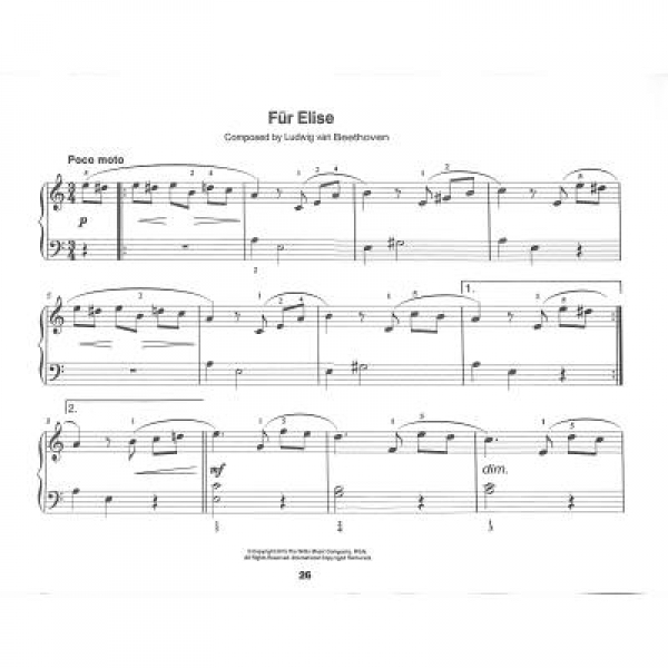 Easiest piano course - first Beethoven