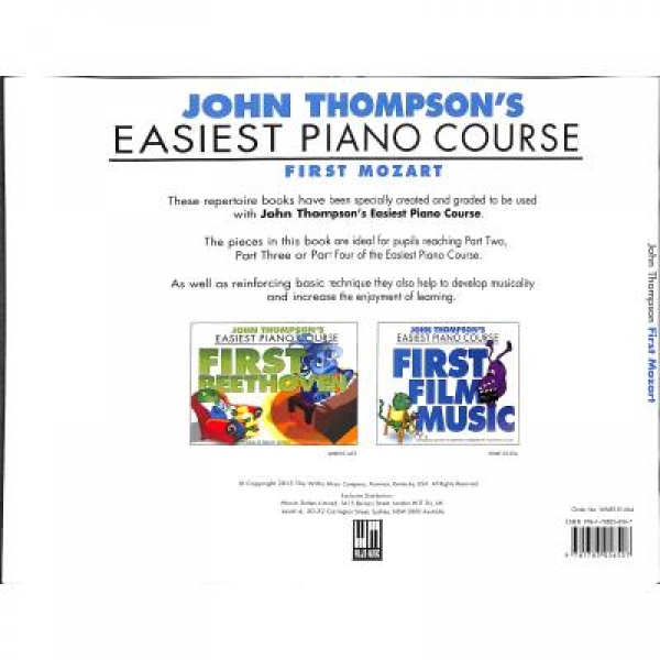 Easiest piano course - first Mozart