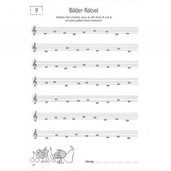 DUX Das kleine Notenrätselbuch Violinschlüssel