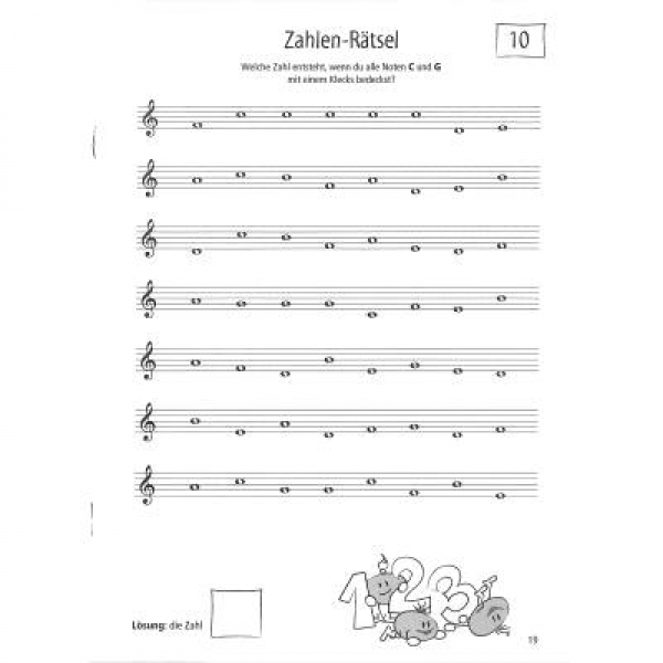 DUX Das kleine Notenrätselbuch Violinschlüssel