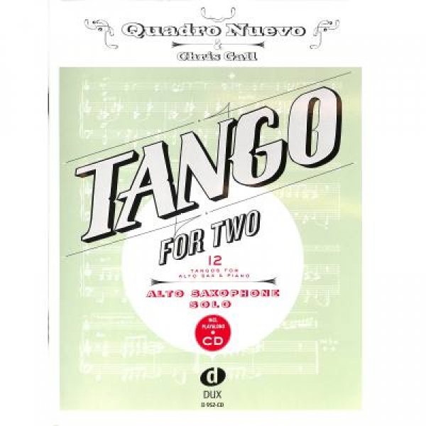 DUX Tango For Two A-Sax CD