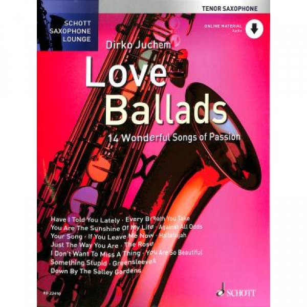 Love Ballads Tenorsaxophon+Klavier inkl online audio